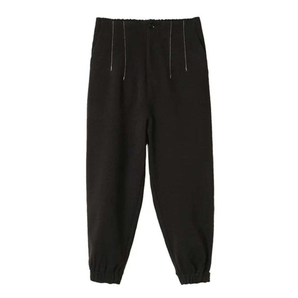 Wool Tapered Trousers